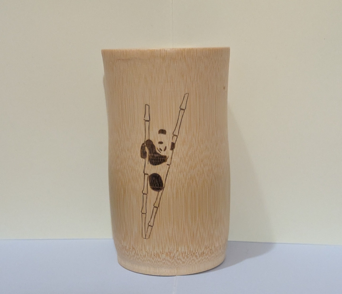 Bamboo panda cup