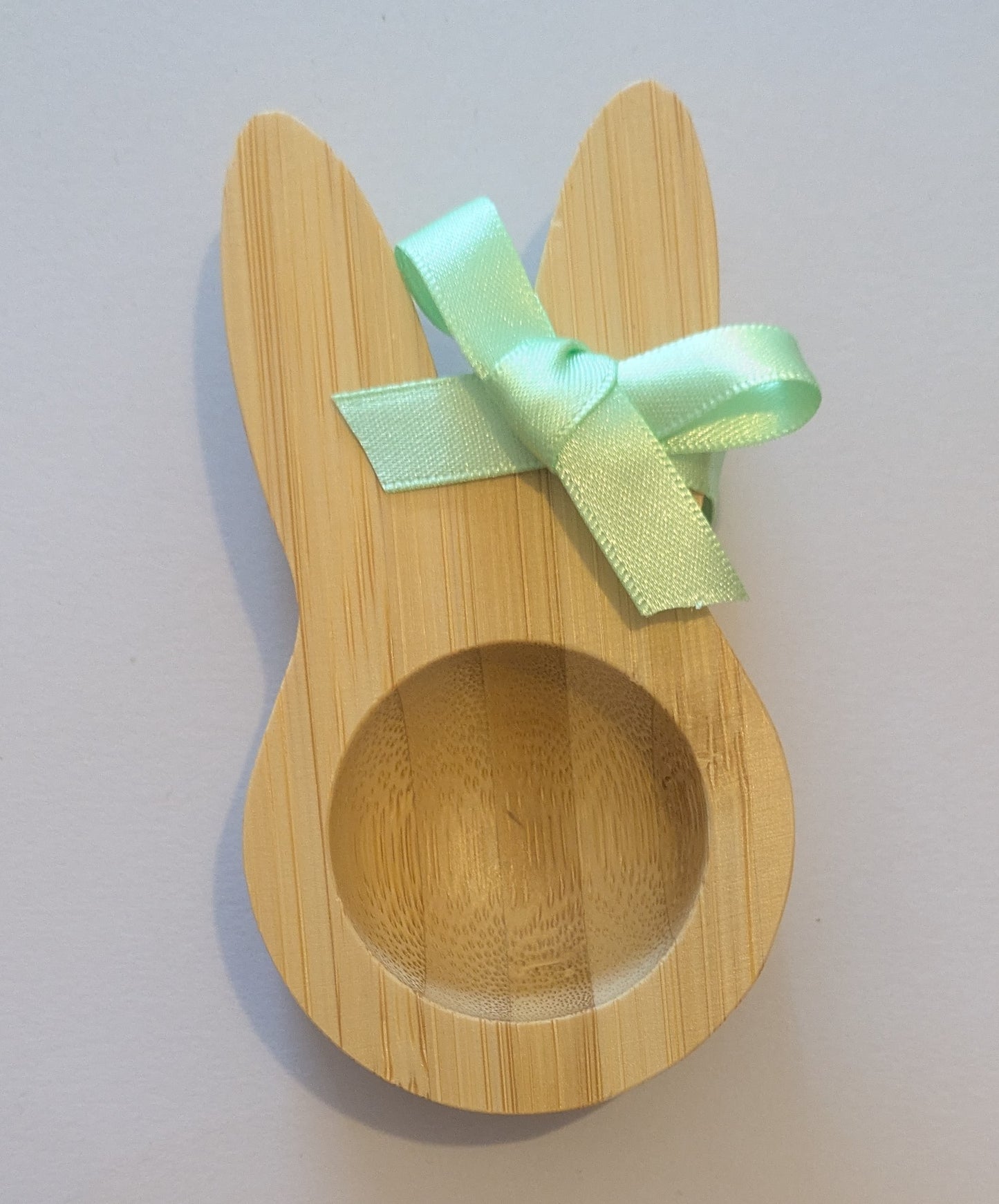 Bamboo bunny egg cups