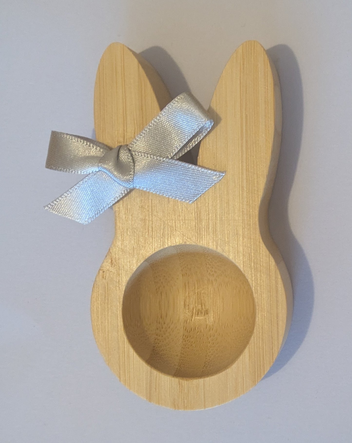 Bamboo bunny egg cups